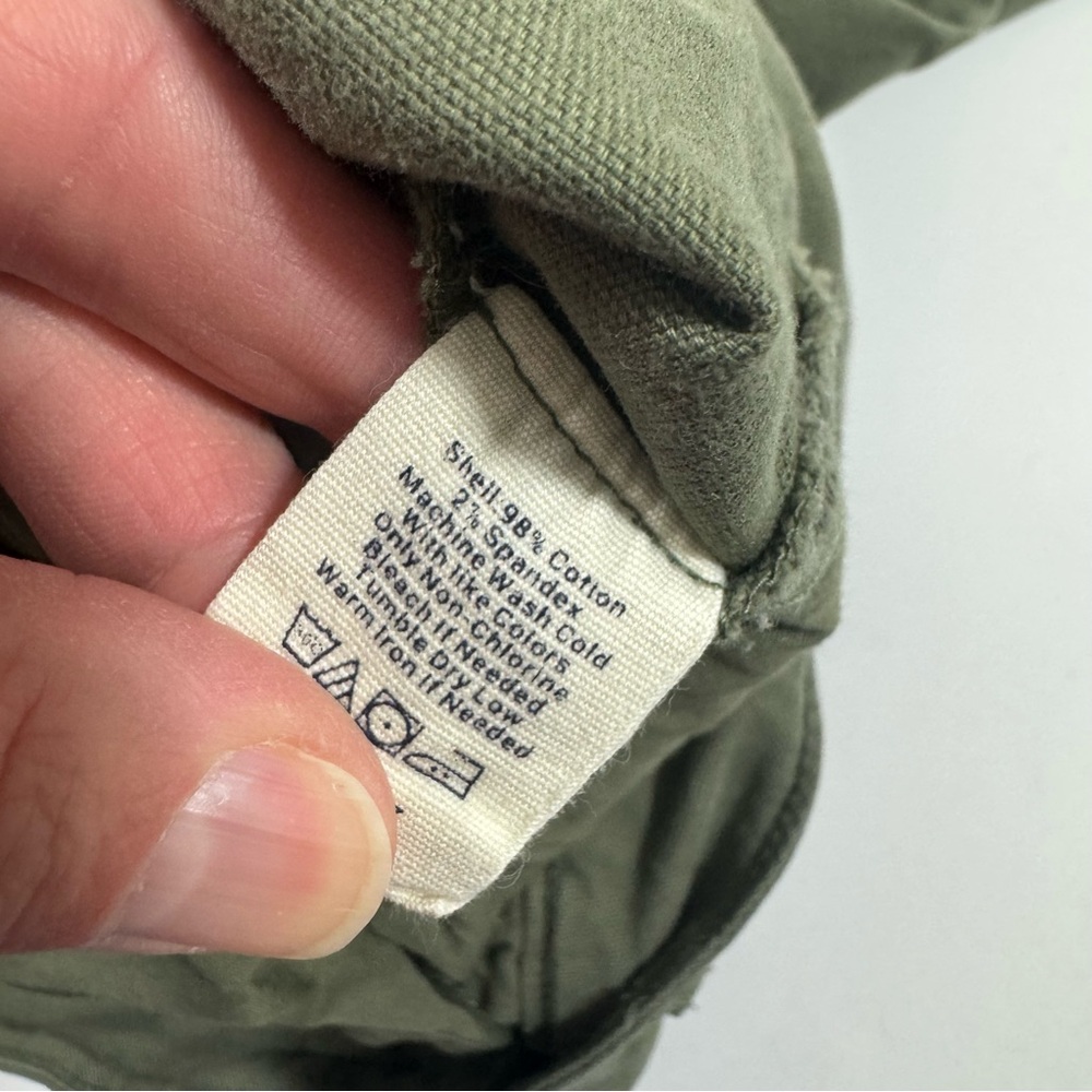 The Normal Brand James Canvas Cargo Trouser in Dusty Olive - Picture 7 of 11
